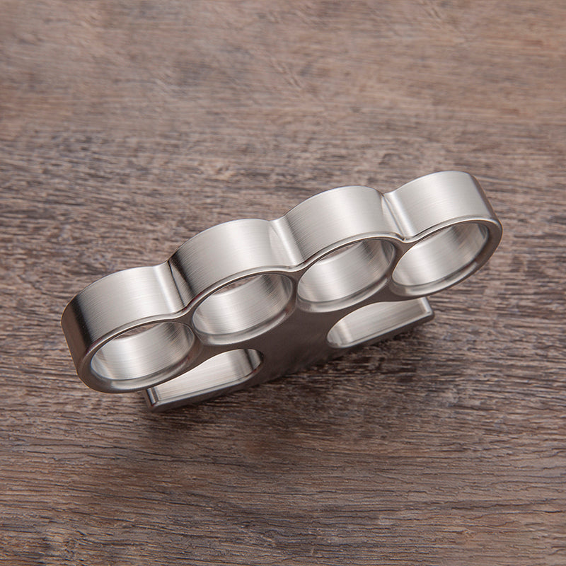 Stainless Steel Old Lincoln Tactical Brass Knuckles
