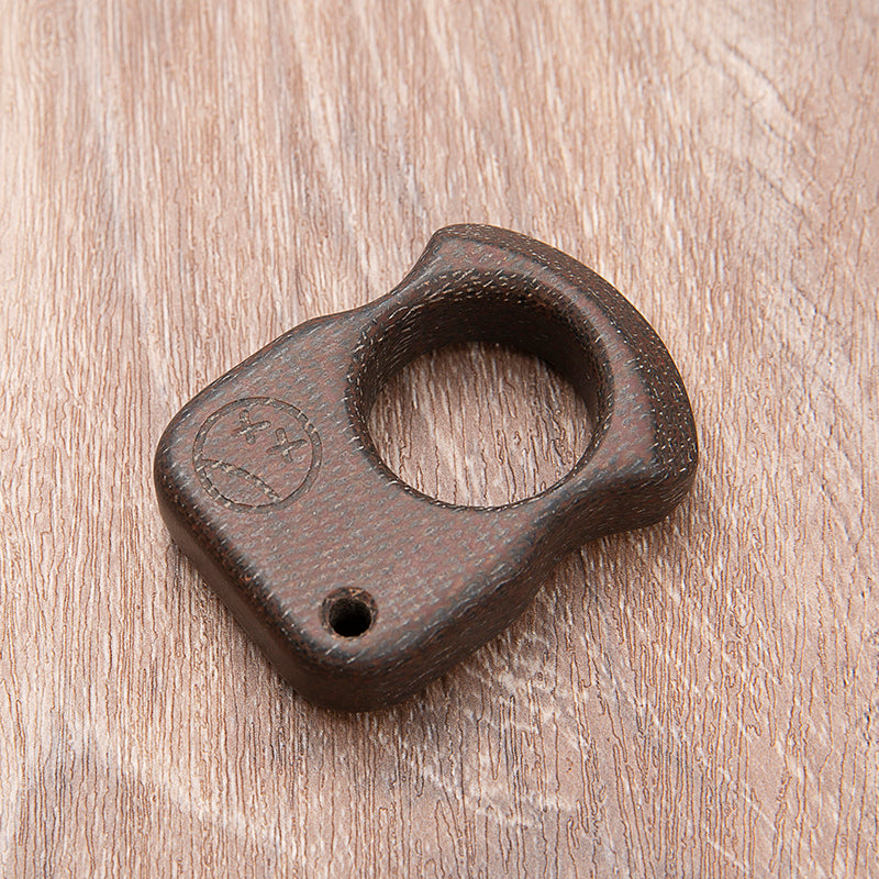 Coarse-Textured Micarta Polymer Brass Knuckles