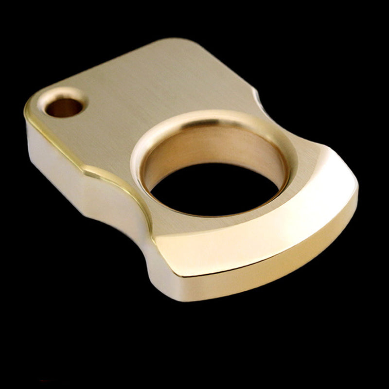 Single Finger Brass Knuckle Multi-style Defense Tool