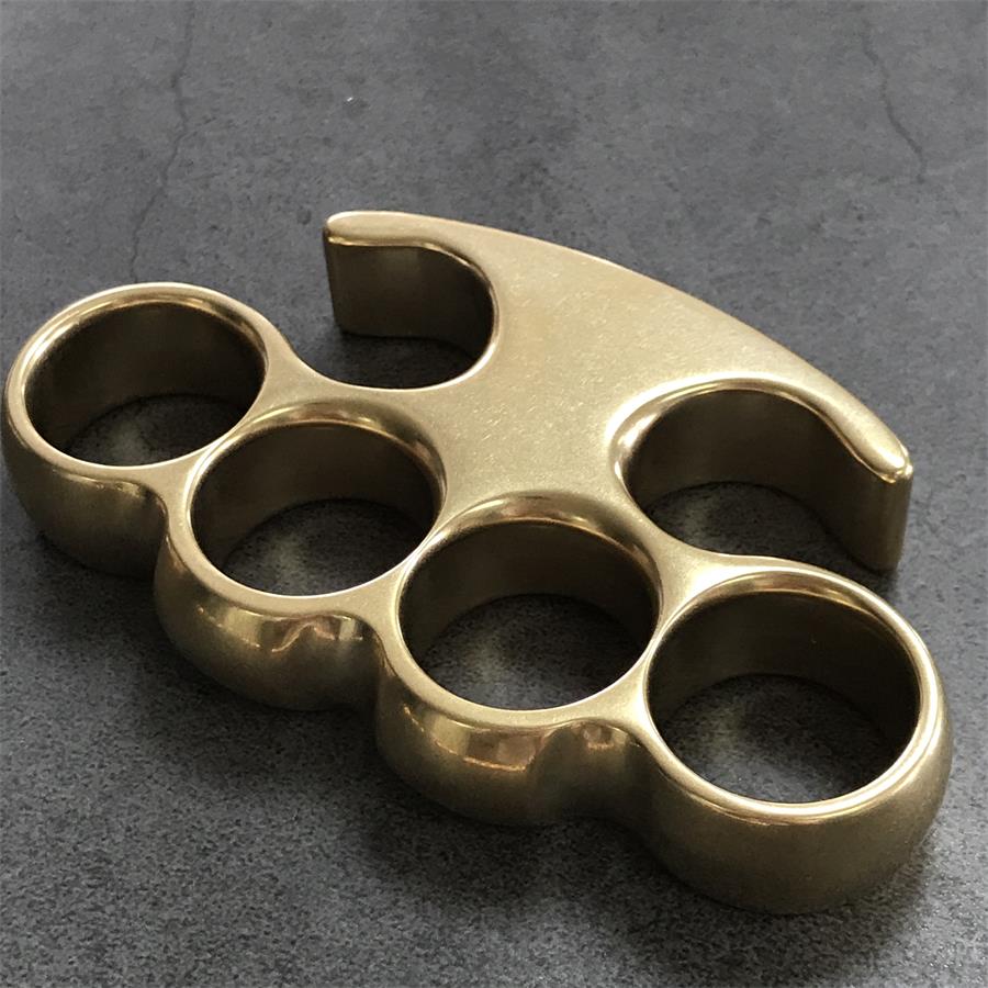 Old Style Classic Stonewashed Brass Knuckle Duster