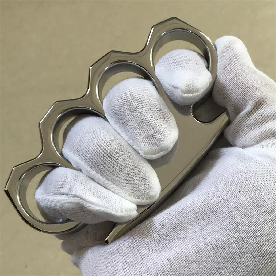 The King Classic Mirror Steel Knuckle Duster Self Defense EDC Tool