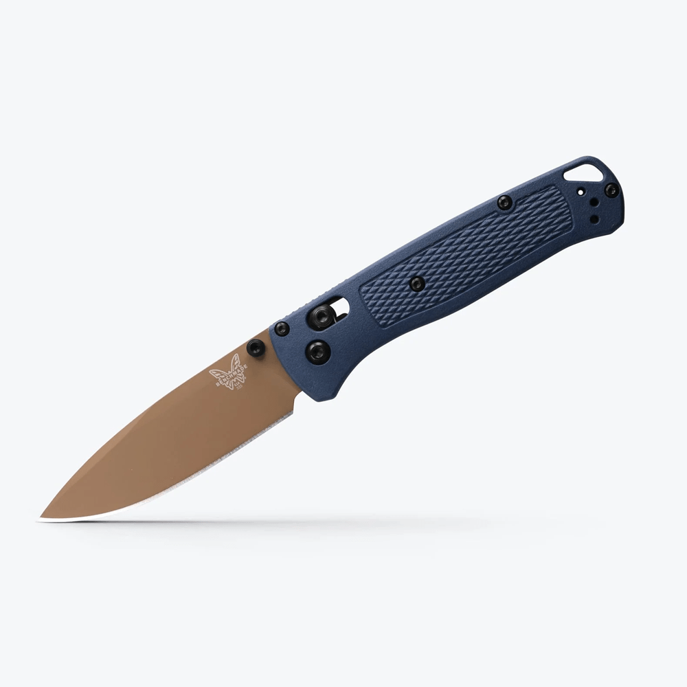 Benchmade Bugout 535FE‑05 – 3.24" CPM-S30V Blade with Crater Blue Grivory Handle