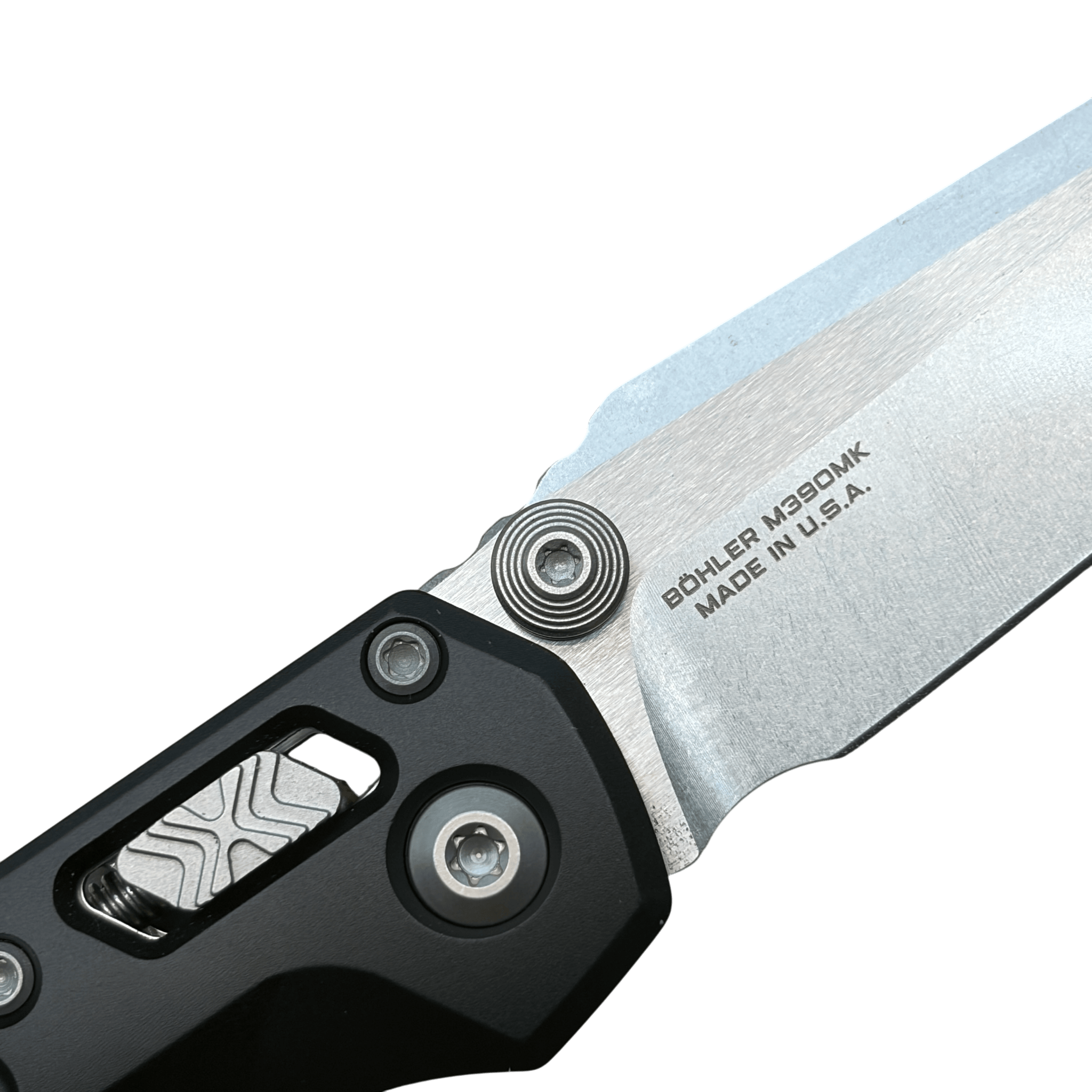 Microtech MSI Mini Folding Knife – Frag Aluminum Handle Stonewash Blade - 210M-10 FR