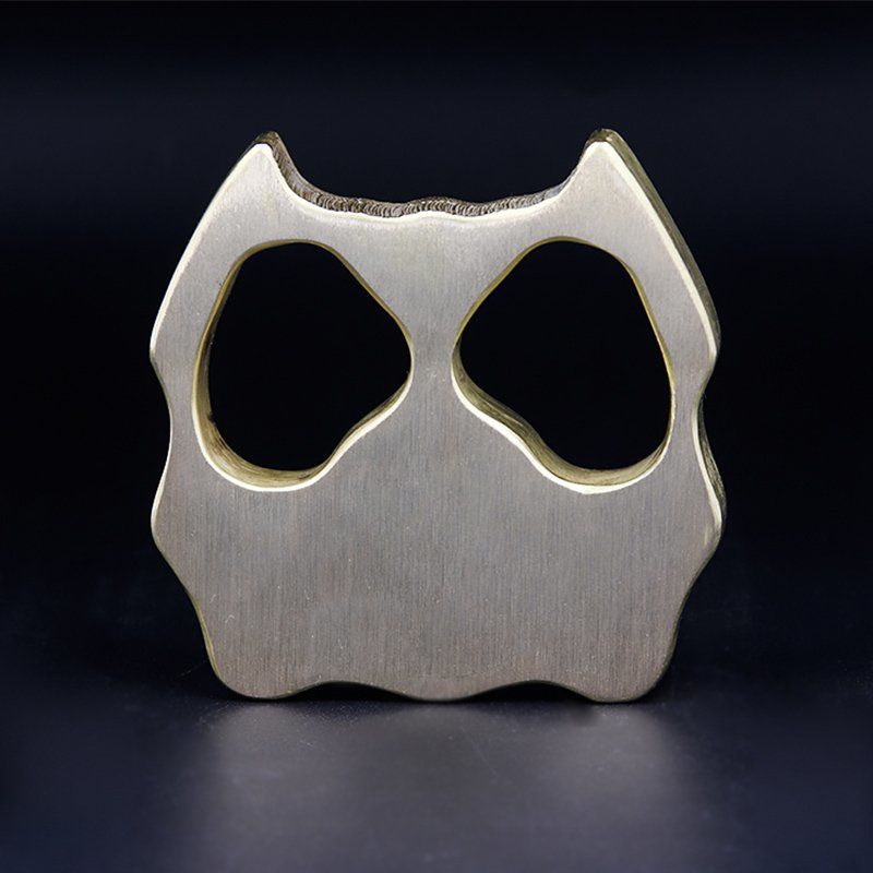 Brass Knuckle Duster Pet Shape Decoration Defense