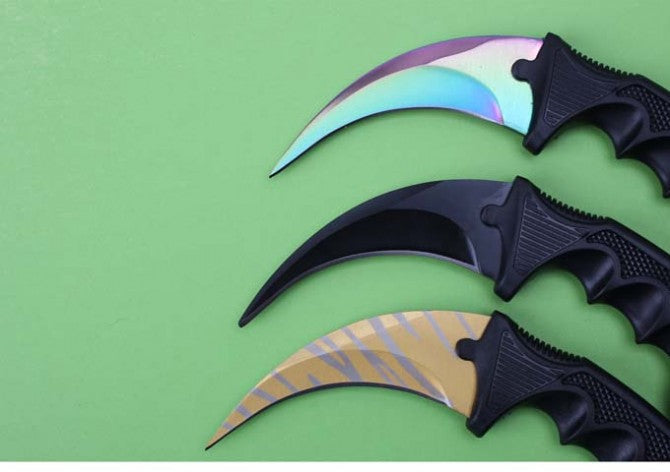 Steel tiger claw knife (three colors)