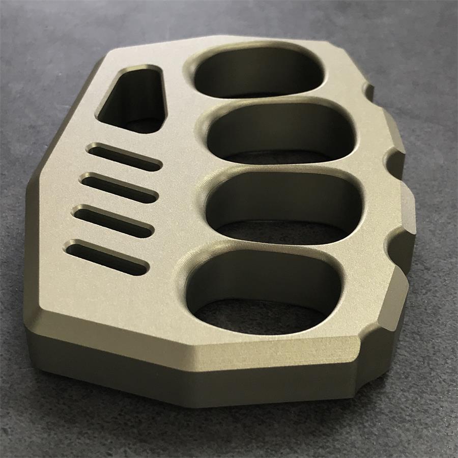 Aviation Aluminum Knuckle Dusters Large Finger Hole EDC Tool