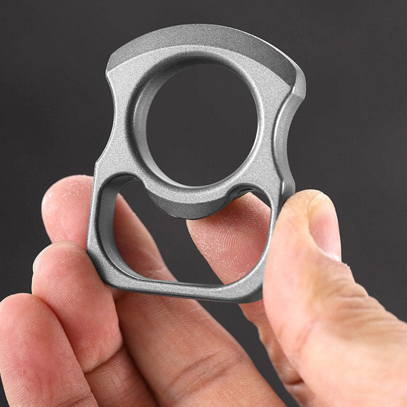 Mini Open Bottle Knuckle Dusters EDC Self-defense Decoration