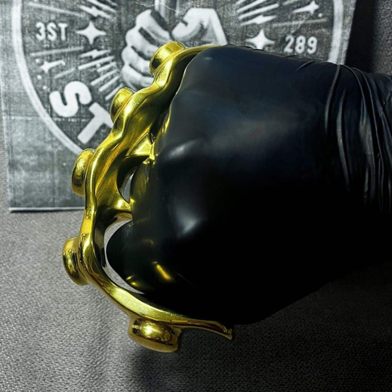 Creative Solid Brass Knuckle Broken Window EDC Tool