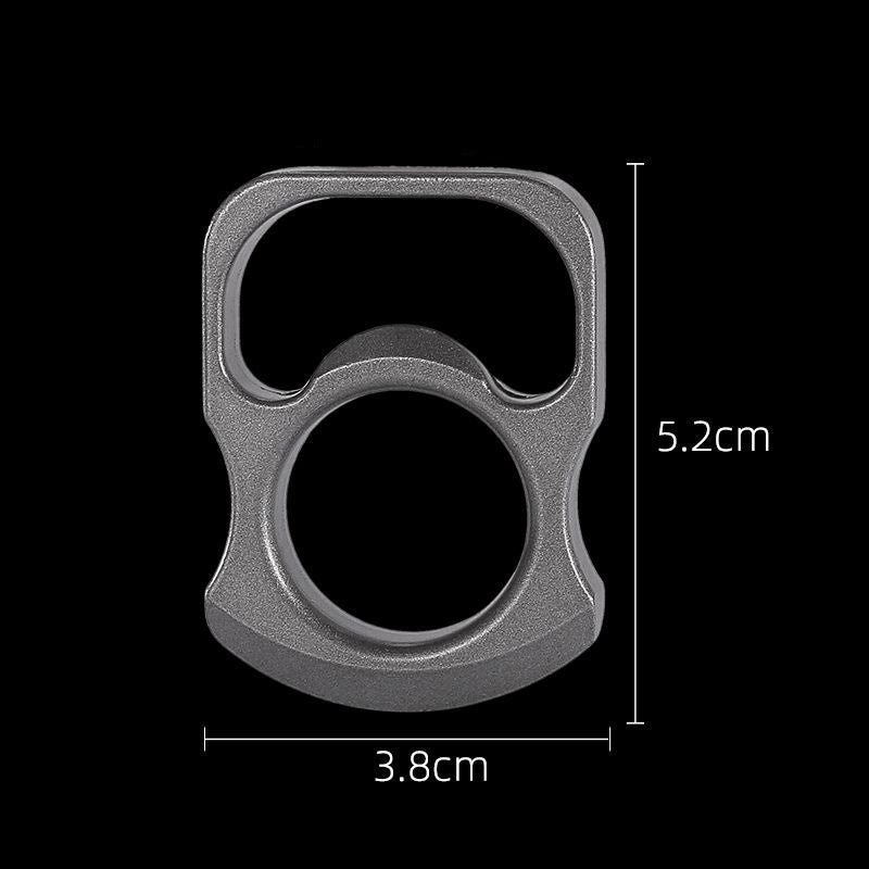 Mini Open Bottle Knuckle Dusters EDC Self-defense Decoration