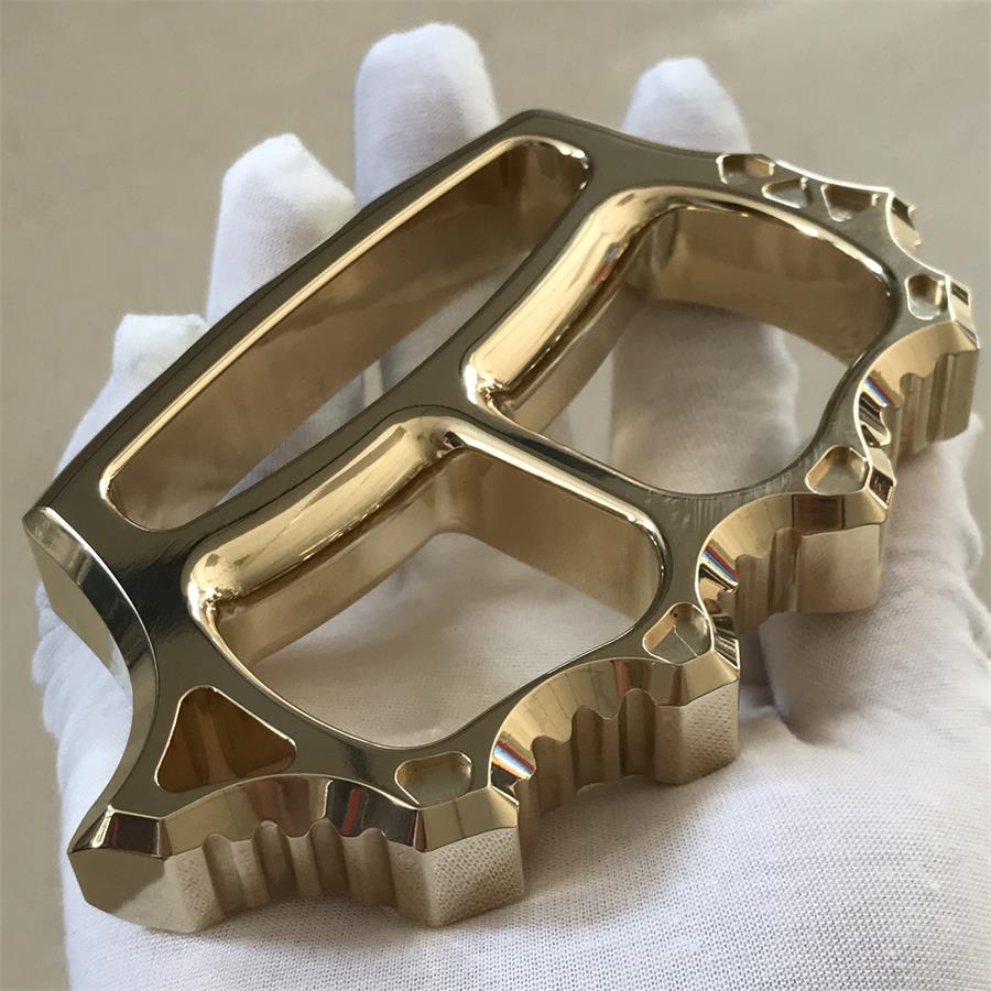 Thickened Solid Brass Knuckle Duster Broken Window EDC Tool
