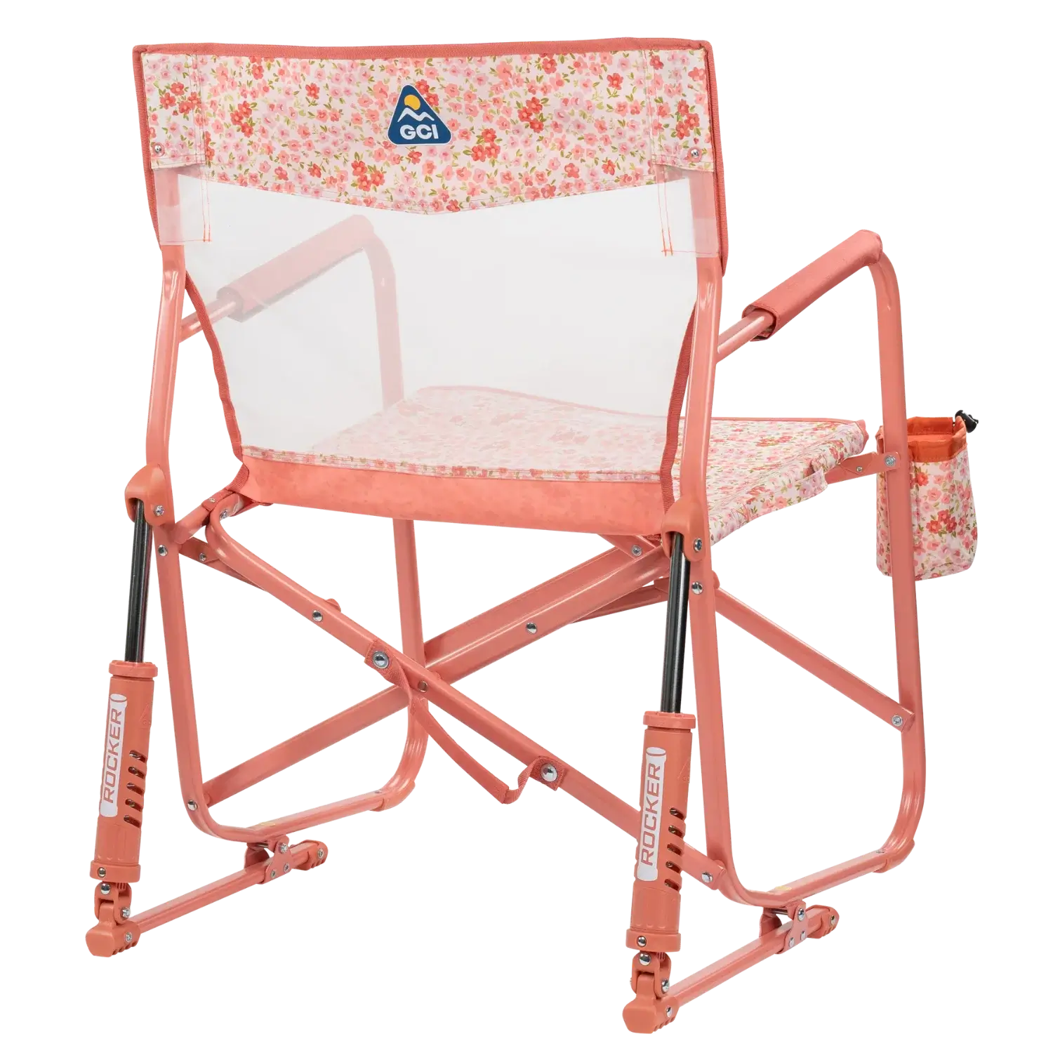 Back angle of pink sundress freestyle rocker elite.