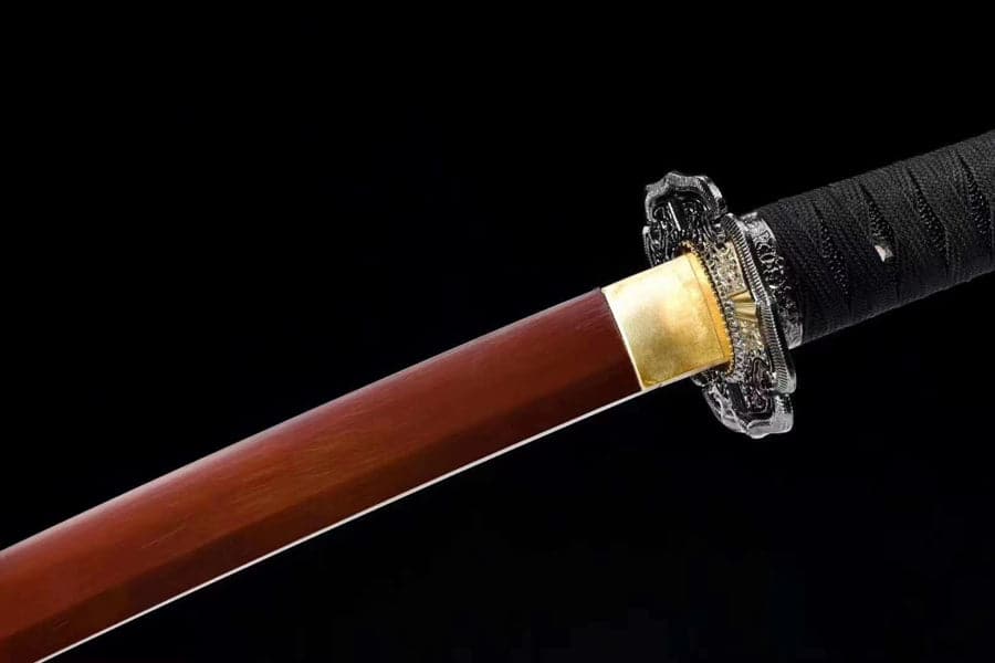 boxkatana Hand Forged Anime Katana Dragon Blade - Upgraded version Undead Cut with Red Blade