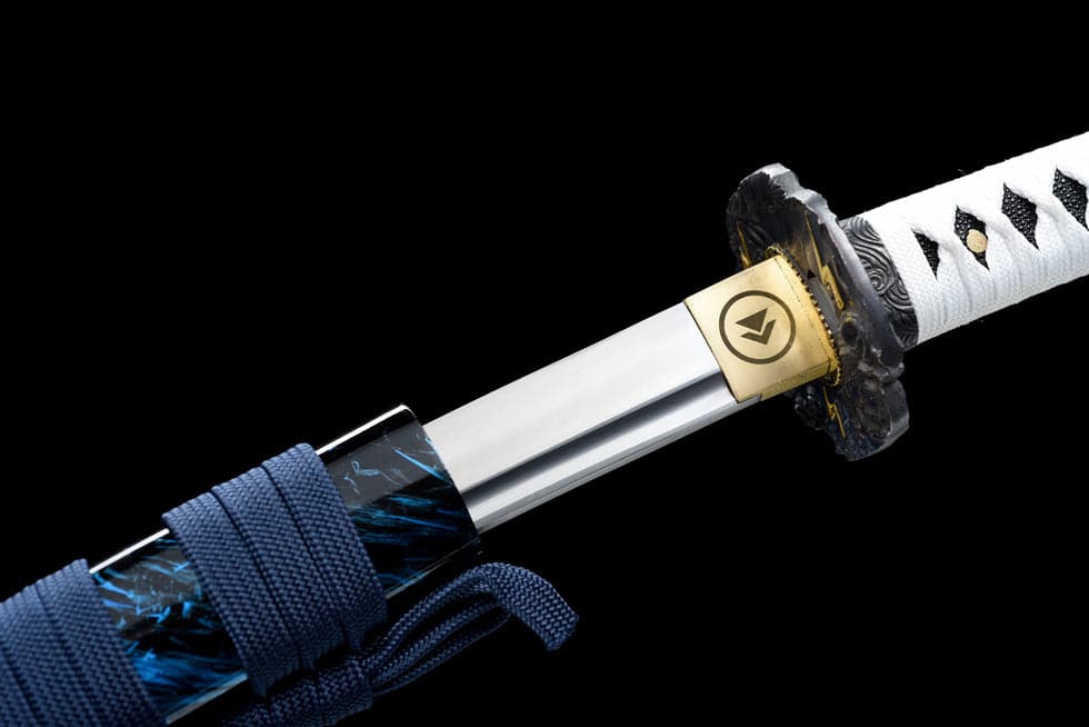 boxkatana Hand Forged Anime Katana Ghost of Tsushima 9260 Spring Steel Reproduction