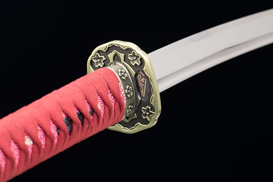 boxkatana Hand Forged Anime Katana Undead Cut(Thunderbolt)Charcoal quenching