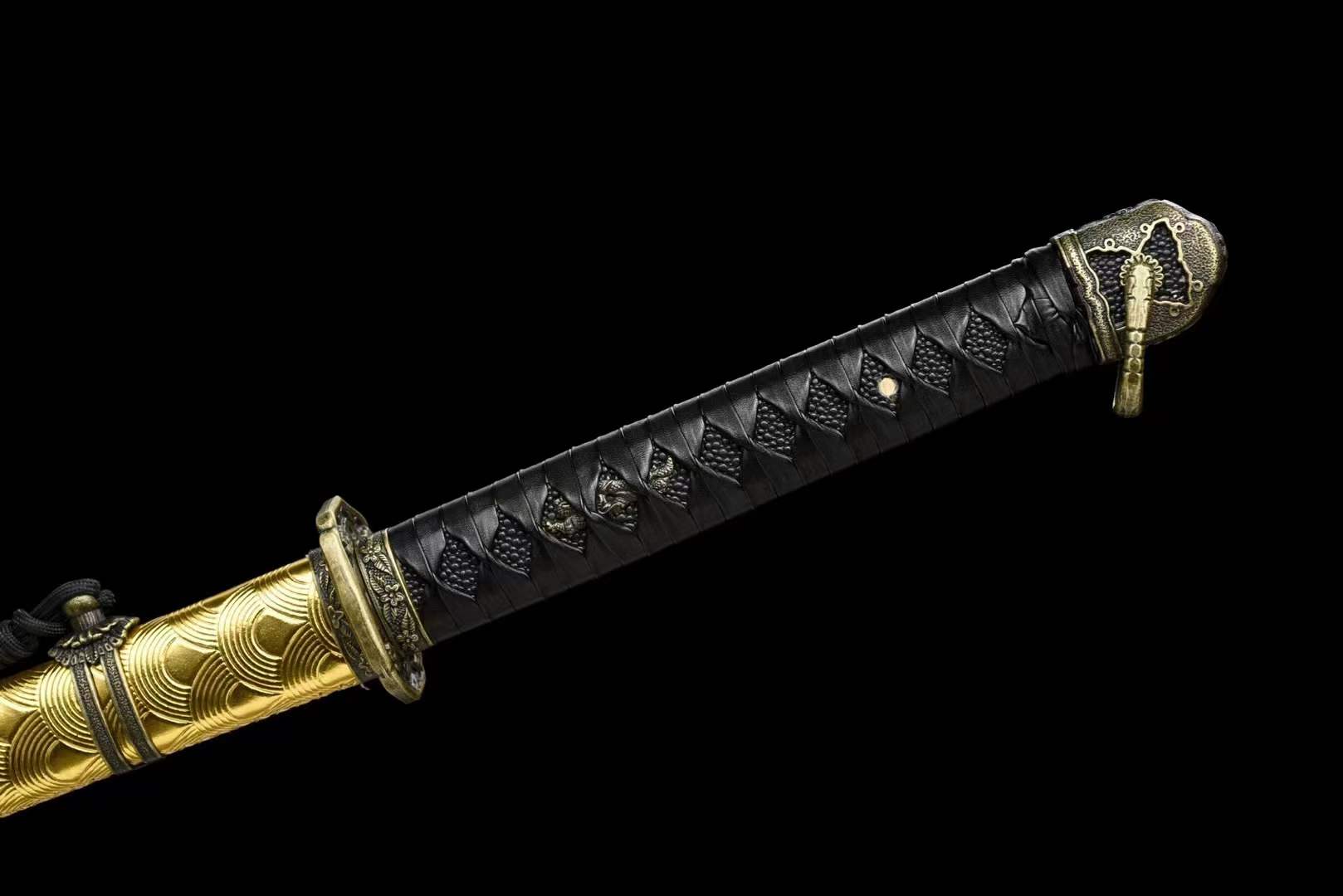 boxkatana Hand Forged Japanese Samurai Katana 98 High manganese Steel Baked Blue