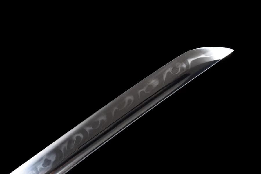 boxkatana Hand Forged Japanese Samurai Katana Auspicious Clouds &Beasts T10 Turns the soil to burn blade