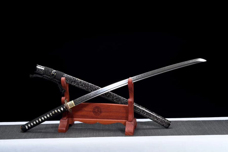 boxkatana Hand Forged Japanese Samurai Katana Auspicious Clouds &Beasts T10 Turns the soil to burn blade