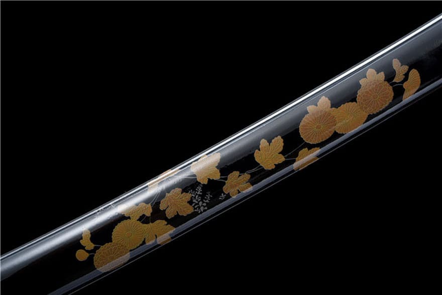 boxkatana Hand Forged Japanese Samurai Katana Bitter Cold Fragrance Pattern Steel Blue Blade