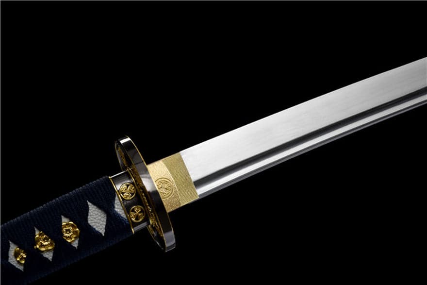 boxkatana Hand Forged Japanese Samurai Katana Buddha 9260 Spring Steel Bend 90 degrees without deformation