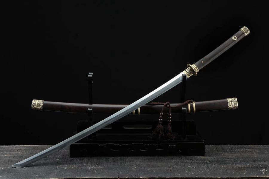 boxkatana Hand Forged Japanese Samurai Katana Chi Dragon Pattern Steel Fine grinding