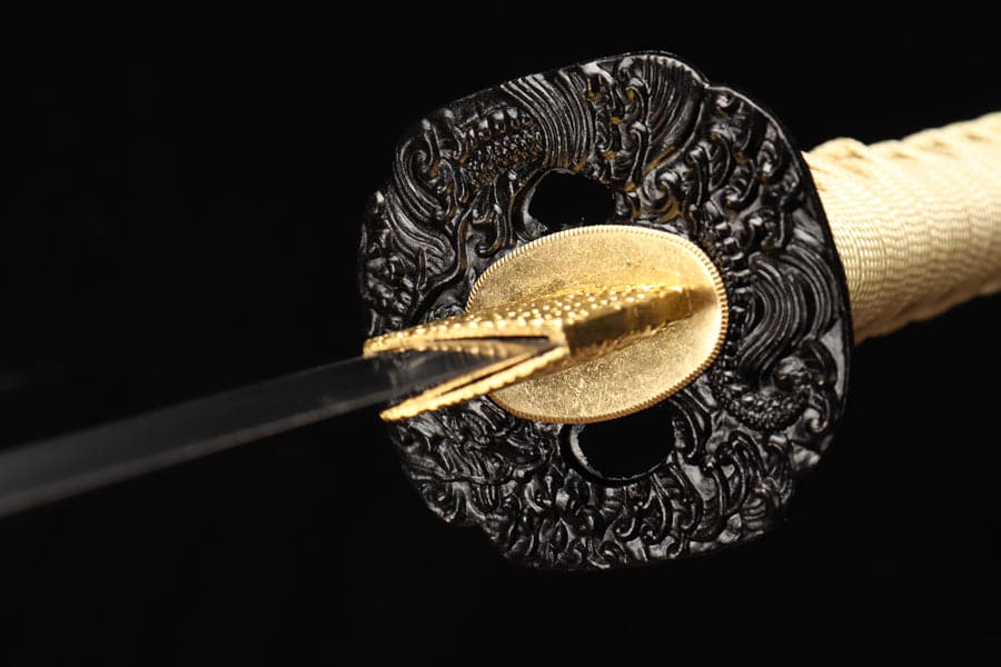 boxkatana Hand Forged Japanese Samurai Katana Cloud Sword High-performance 9260 Spring Steel Full Tang