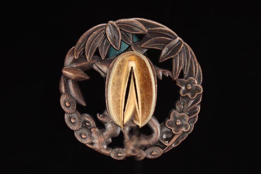 boxkatana Hand Forged Japanese Samurai Katana Dragonfly Specialty leaf pattern burnishing blade