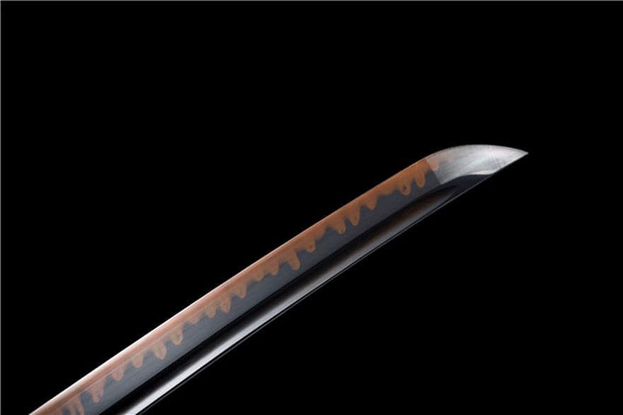 boxkatana Hand Forged Japanese Samurai Katana Drop in the ocean T10 Carbon steel Blackening process