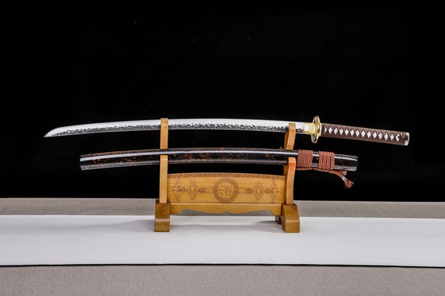 boxkatana Hand Forged Japanese Samurai Katana Flying clouds T10 Carbon steel Full Tang
