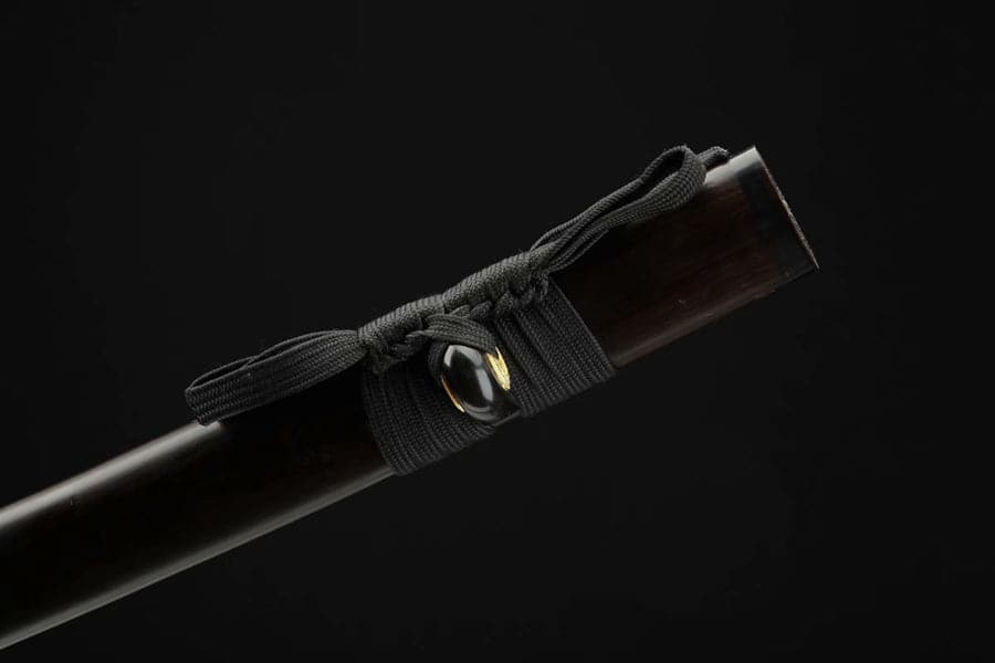 boxkatana Hand Forged Japanese Samurai Katana Frog Prince Pattern Steel Gilt Silver Guard