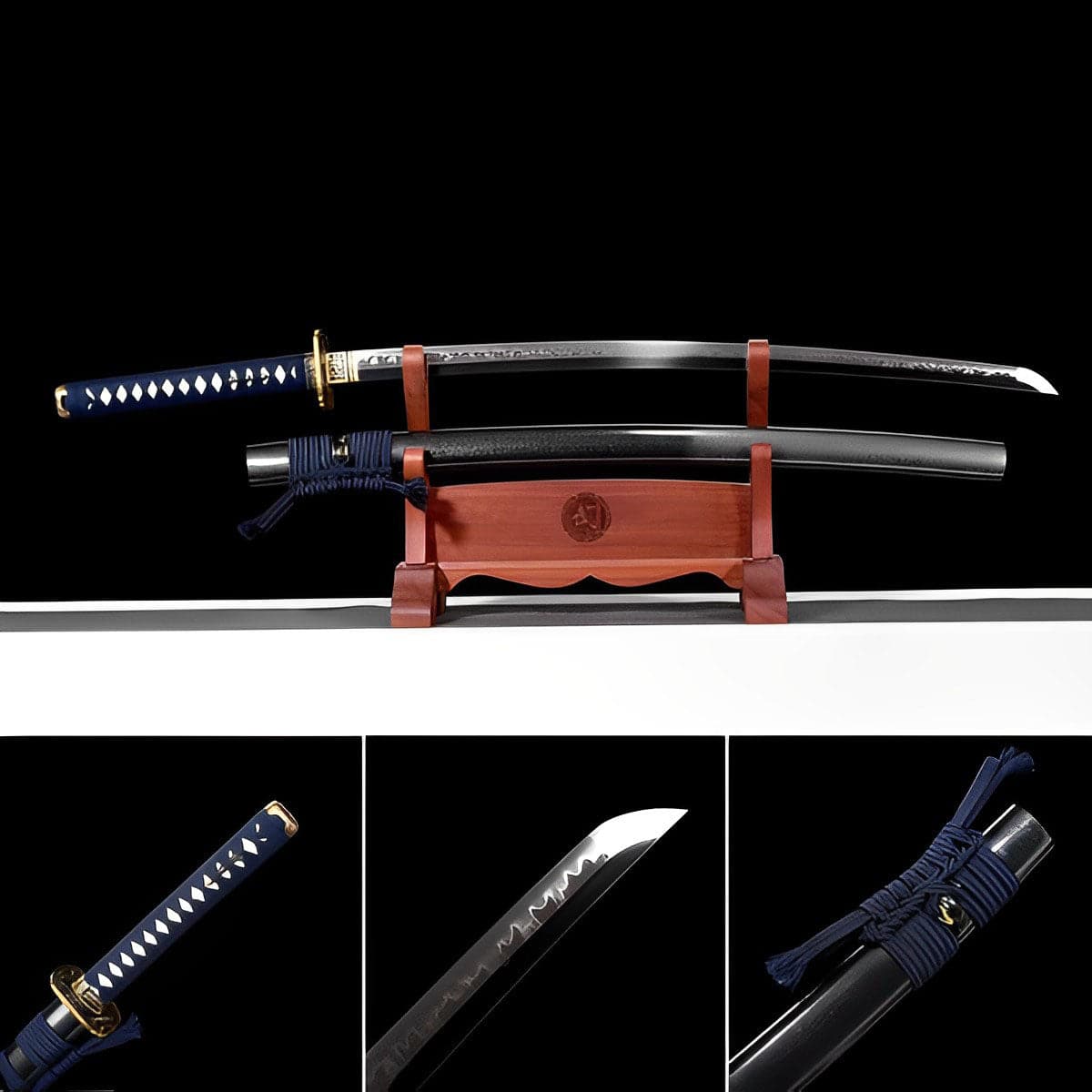 boxkatana Hand Forged Japanese Samurai Katana Kṣitigarbha Bodhisattva T10 Carbon steel Mirror grinding