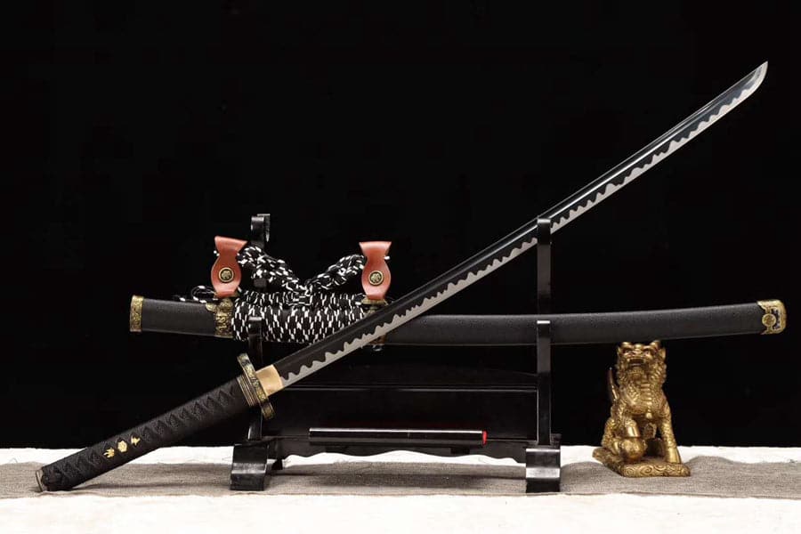 boxkatana Hand Forged Japanese Samurai Katana Lion T10 Carbon steel Full Tang