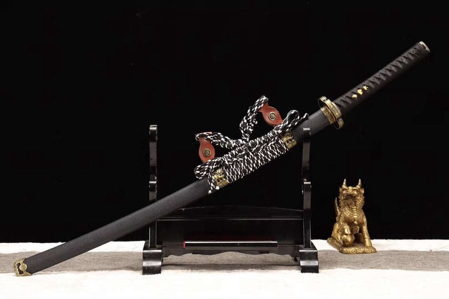 boxkatana Hand Forged Japanese Samurai Katana Lion T10 Carbon steel Full Tang
