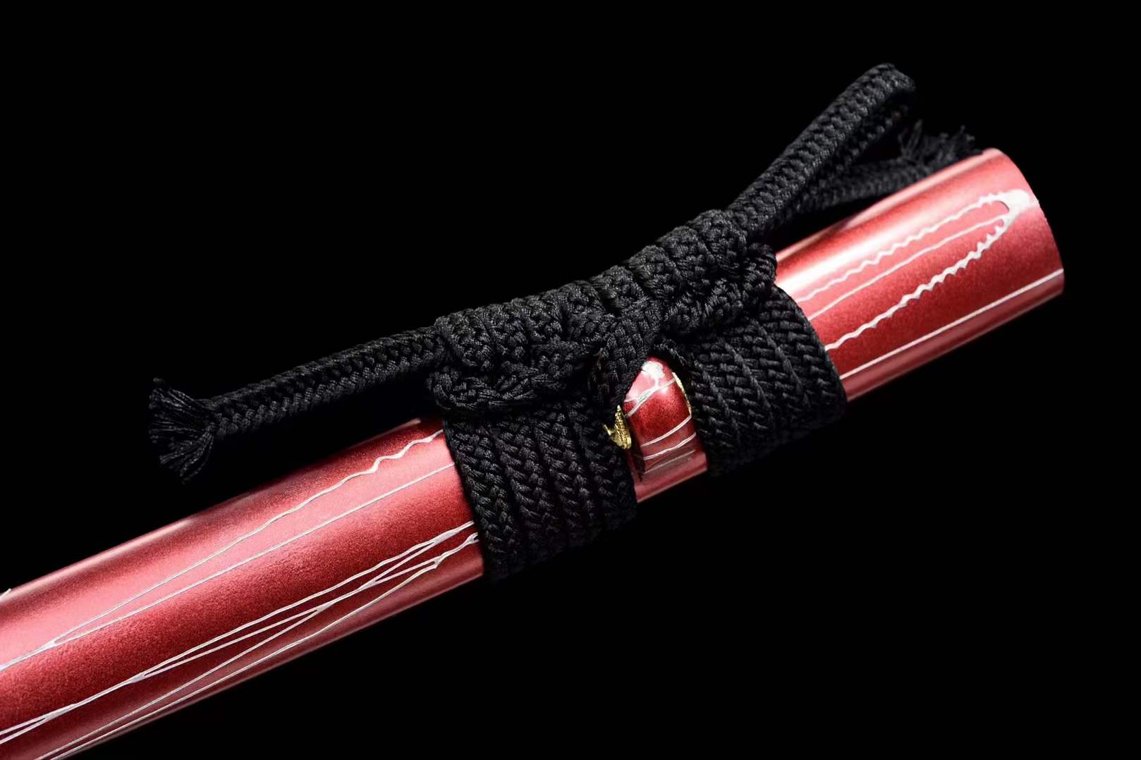 boxkatana Hand Forged Japanese Samurai Katana Naraka:Bladepoint Pattern Steel Blade baking blue