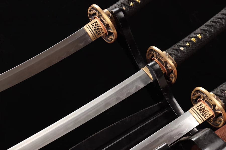 boxkatana Hand Forged Japanese Samurai Katana Pattern Steel Turns the soil to burn blade