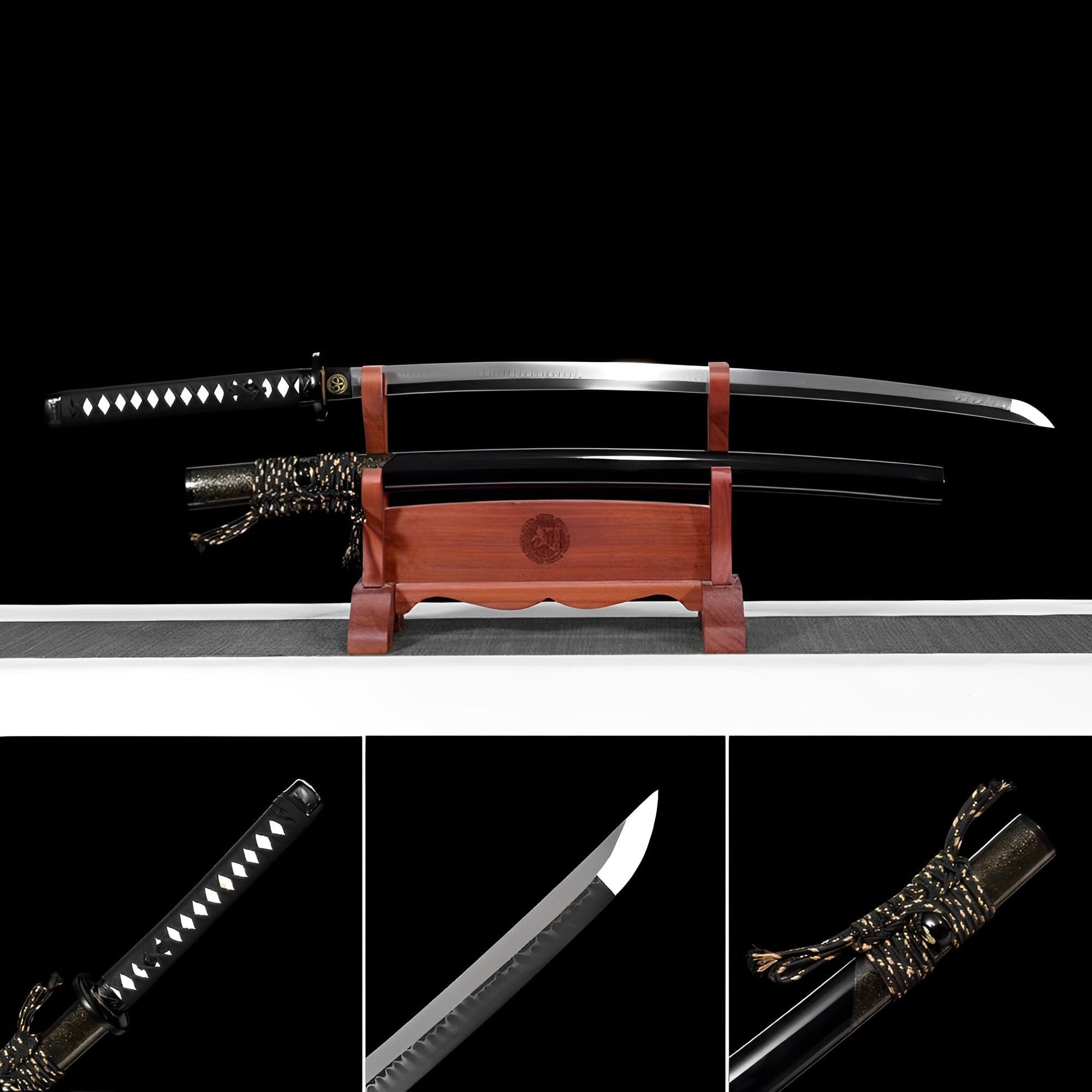 boxkatana Hand Forged Japanese Samurai Katana Phantom Feather T10 Carbon steel Mirror grinding