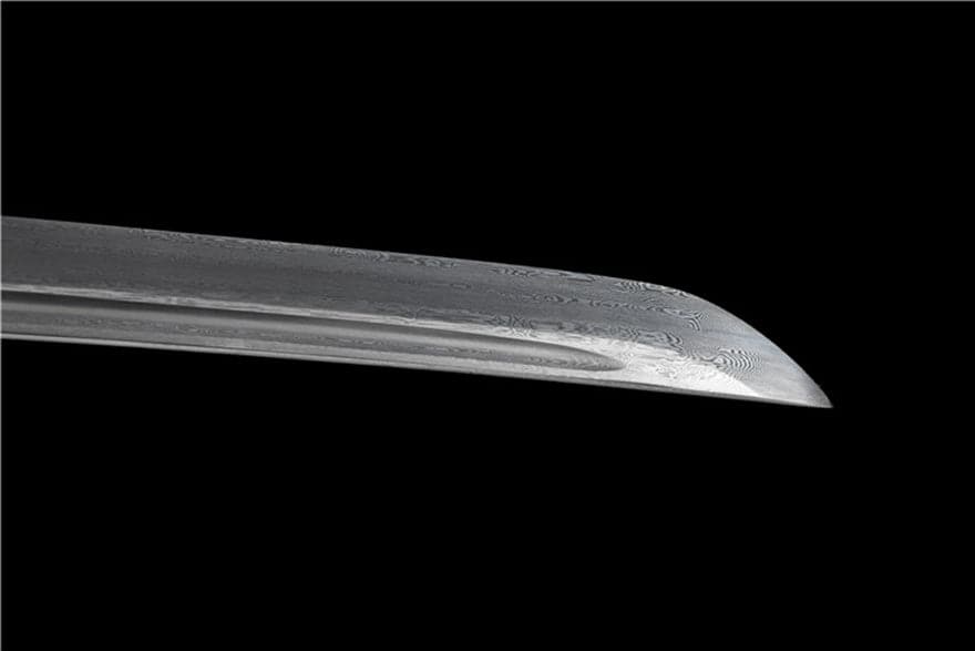 boxkatana Hand Forged Japanese Samurai Katana Phantom Pattern Steel Full Tang