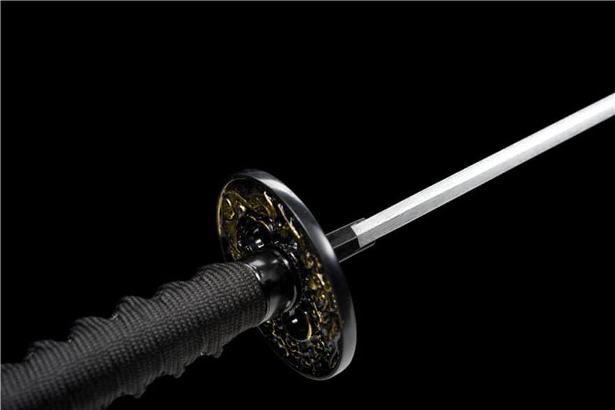 boxkatana Hand Forged Japanese Samurai Katana Phantom Pattern Steel Full Tang