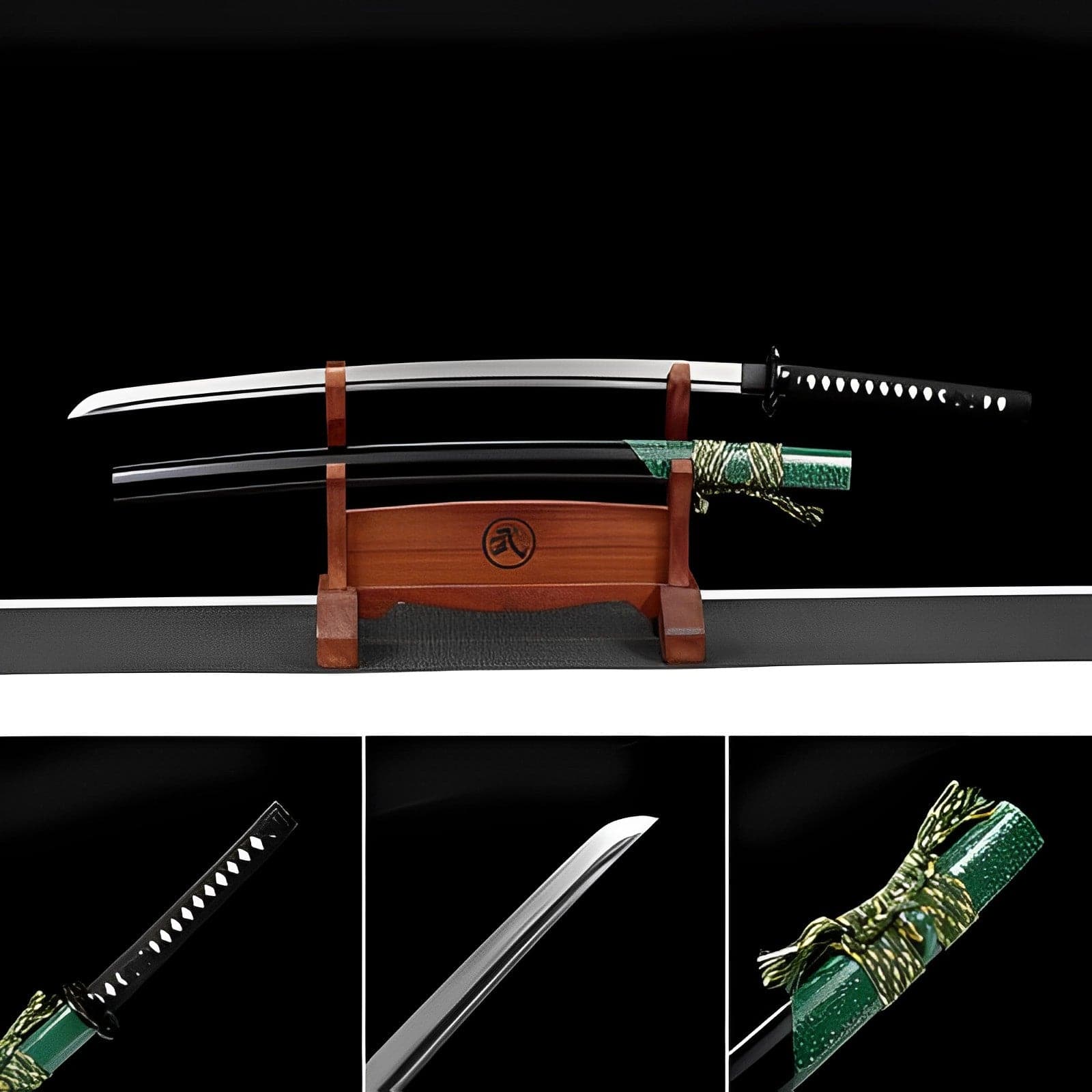 boxkatana Hand Forged Japanese Samurai Katana Phantom Pattern Steel Full Tang