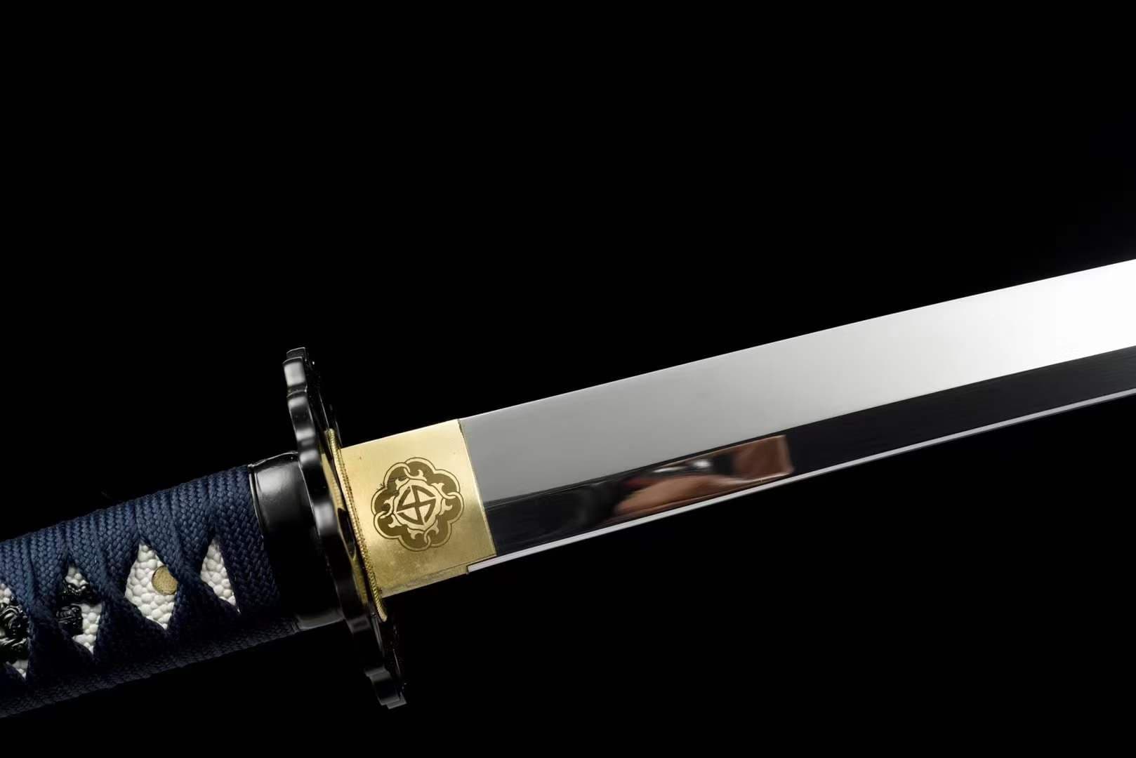 boxkatana Hand Forged Japanese Samurai Katana Shadow Mirror High Manganese Steel