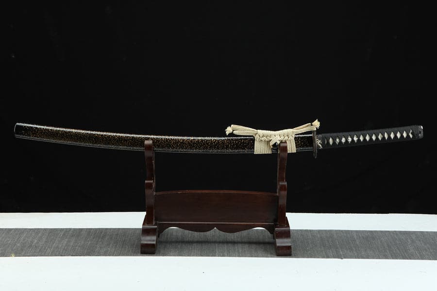 boxkatana Hand Forged Japanese Samurai Katana T10 Real Yokote Pure copper gilt silver