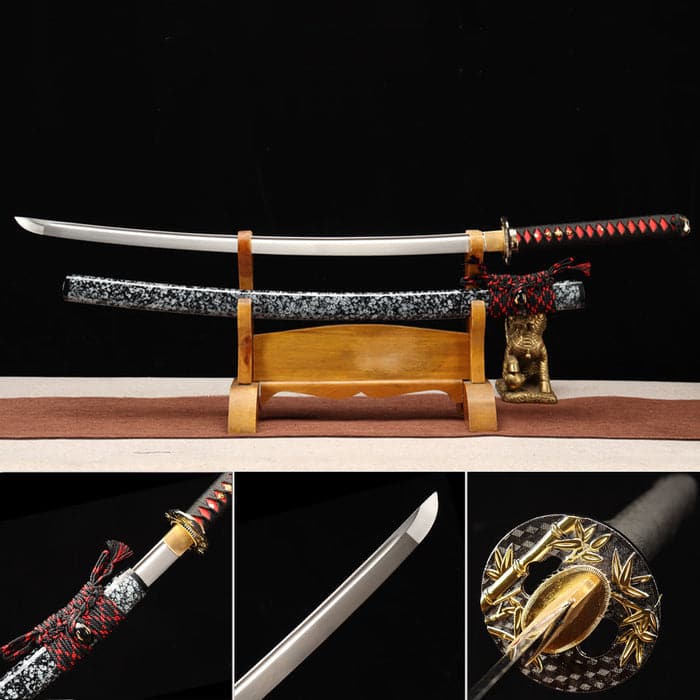 boxkatana Hand Forged Japanese Samurai Katana Tengo Sword High Manganese Steel Full Tang