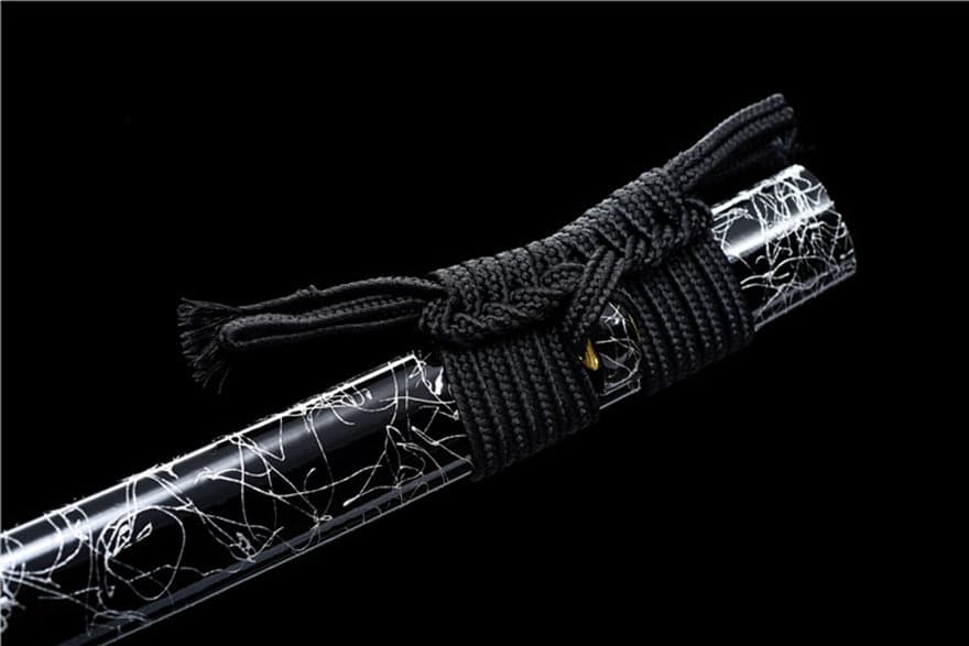 boxkatana Hand Forged Japanese Samurai Katana Wanderer High Manganese Steel Blade blackening process