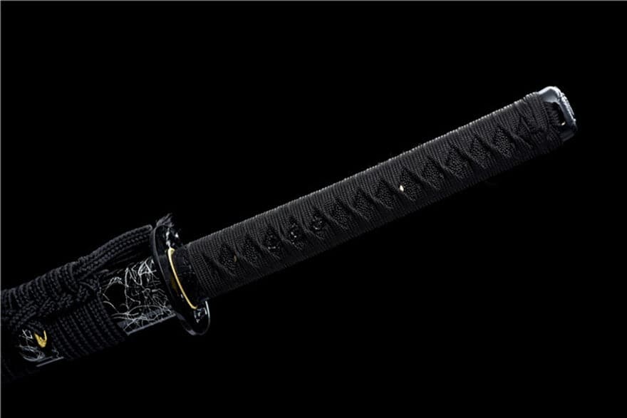boxkatana Hand Forged Japanese Samurai Katana Wanderer High Manganese Steel Blade blackening process