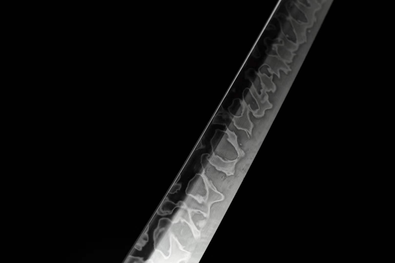 boxkatana Hand Forged Japanese Samurai Katana Wind Chimes T10 With Black Sheath