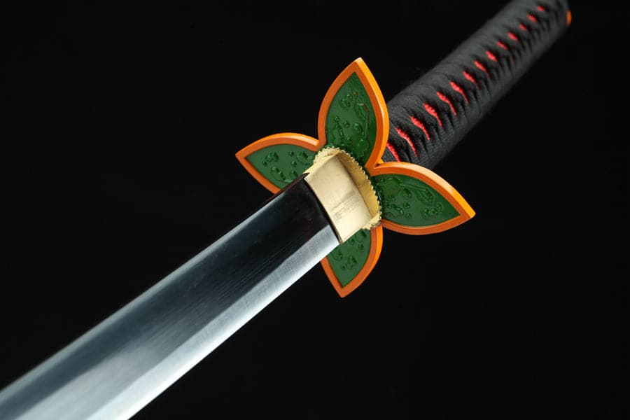 boxkatana Handmade Anime Demon Slayer Tanjiro Nichirin 3rd Generation Sword 1045 High Carbon Steel Black