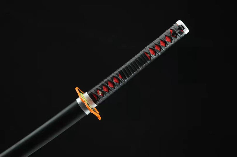 boxkatana Handmade Anime Demon Slayer Tanjiro Nichirin 3rd Generation Sword Reaper Edition1045 High Carbon Steel Black