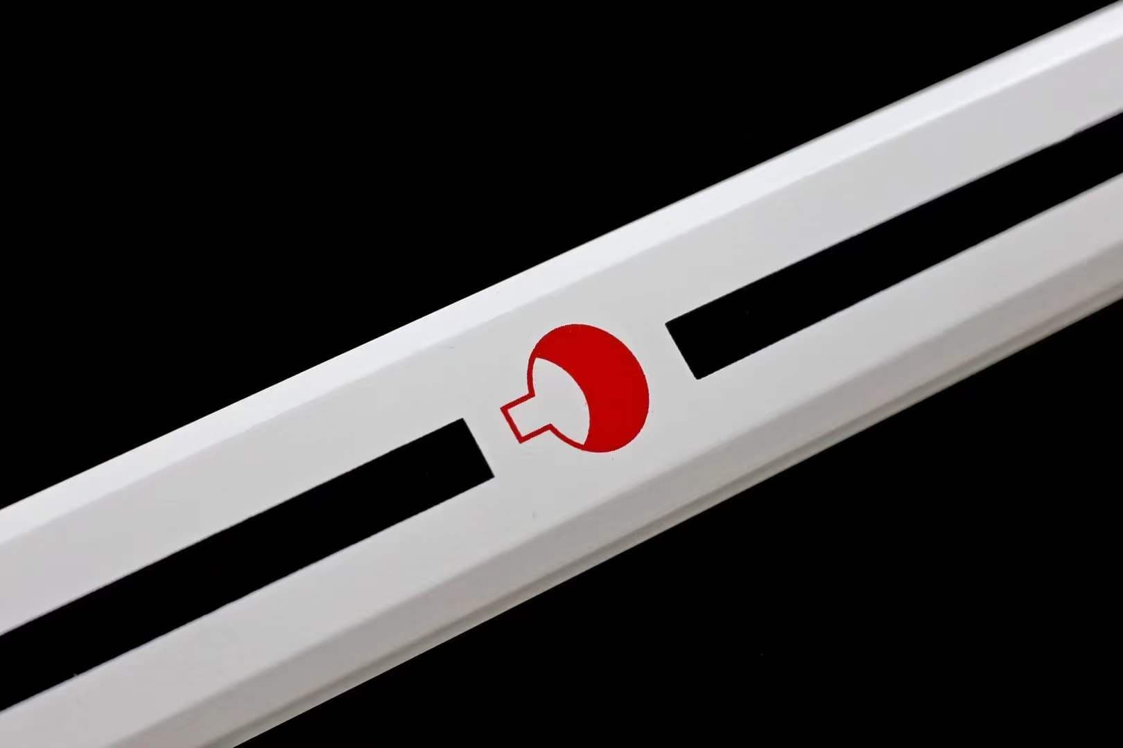 boxkatana Handmade Anime NARUTO Sasuke Kusanagi-No-Tsurugi Sword Shirasaya Ninja Sword Spring Steel WhiteBlade