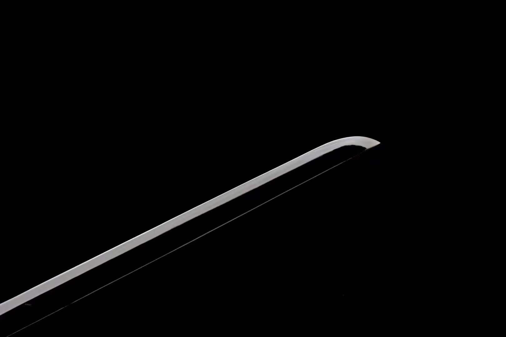 boxkatana Handmade Anime NARUTO Sasuke Kusanagi-No-Tsurugi Sword Shirasaya Ninja Sword Spring Steel WhiteBlade