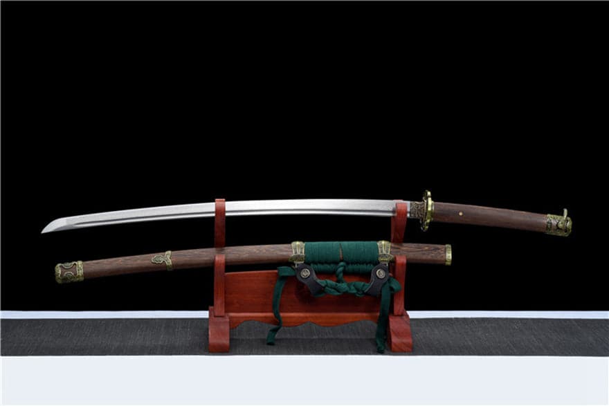 boxkatana Handmade Japanese Tachi Odachi Clear Shadow Pattern Steel Imported rosewood