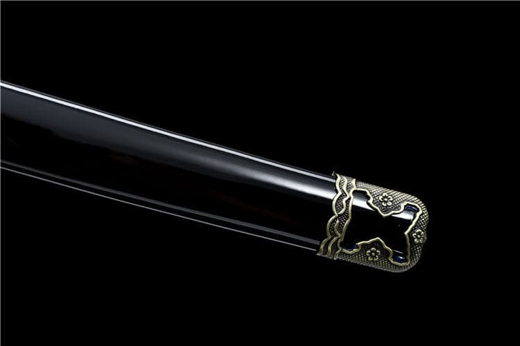boxkatana Handmade Japanese Tachi Odachi Dark Shadow High Carbon Steel Blackened blades